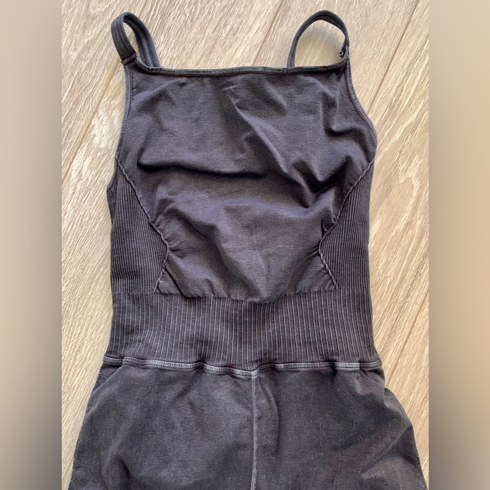NEW Free People Good Karma High Neck Romper Onesie Black - Picture 7 of 7